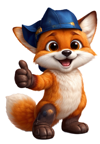 Fuchs Cappy Daumen hoch